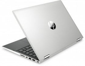 Ноутбук HP. HP Pavilion 14x360 14-dw1011ur 14"(1920x1080 IPS)/Intel Core i5 1135G7(2.4Ghz)/8192Mb/512PCISSDGb/noDVD/Int:Intel Iris Xe  /Cam/WiFi/45WHr/war 1y/Natural Silver/W10 + with LTE