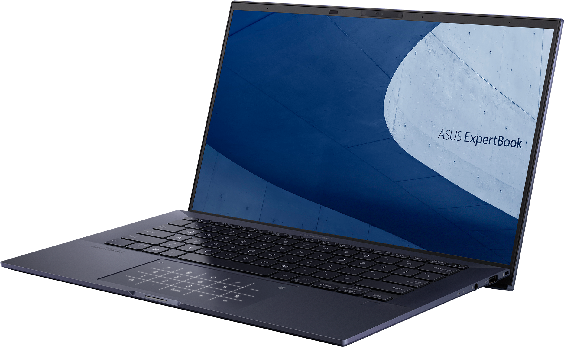 Ноутбук ASUS. ASUS B9400CEA-KC0308R 66Вт/ч батарея +cable +bag 14"(1920x1080 (матовый) IPS)/Intel Core i5 1135G7(2.4Ghz)/16384Mb/512PCISSDGb/noDVD/Int:Intel Iris Xe Graphics/Cam/BT/WiFi/war 1y/1.01kg/Star Black/W10Pro + Support NumberPad