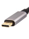 Кабель-адаптер USB 3.1 Type-Cm --> DP(m) 4K@60Hz, 1.8m , PD,Aluminium Shell, VCOM <CU422MCPD-1.8M>
