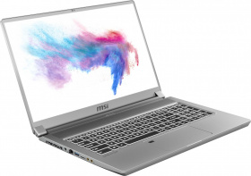 Ноутбук MSI. MSI Creator 17 A10SGS-467RU 17.3"(3840x2160)/Intel Core i7 10875H(2.3Ghz)/32768Mb/2048PCISSDGb/noDVD/Ext:nVidia GeForce RTX2080 Max-Q(8192Mb)/Cam/BT/WiFi/war 1y/2.2kg/Space Gray/W10