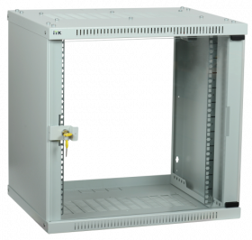 ITK Шкаф LINEA WE 15U 550x350мм дверь стекло серый LWE3-15U53-GF