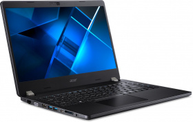 Ноутбук Acer. Acer TravelMate P2 TMP214-53-5510  14"(1920x1080 (матовый) IPS)/Intel Core i5 1135G7(2.4Ghz)/8192Mb/256SSDGb/noDVD/Int:UMA/Cam/BT/WiFi/war 3y/1.6kg/black/DOS + HDD upgrade kit, Fingerprint reader