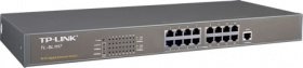 Коммутатор неуправляемый TP-LINK TL-SL1117 (16 портов Ethernet 10/100 Мбит/сек, uplink: 1 x Ethernet TL-SL1117
