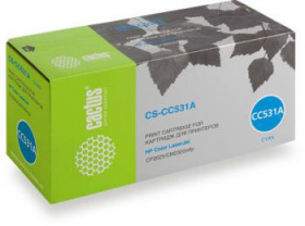 Картридж HP CC531A голубой для лазерных принтеров HP Color LaserJet CM2320/ CM2320fxi/ CM2320nf/ CP2 CC531A