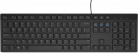 Клавиатура :  Dell KB216-USB  черная (комплект). Keyboard : Russian (QWERTY) KB 216- Black (RTL BOX) 580-ADGR