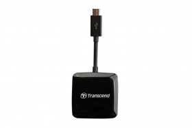 Карт ридер Transcend. Transcend USB2.0 OTG Reader, Black