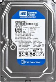 Жёсткий диск WD SATA3 320Gb Caviar Blue 16Mb WD3200AAKX