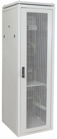 ITK Шкаф сетевой 19" LINEA N 38U 600х600 мм перфорированная передняя дверь серый LN35-38U66-P