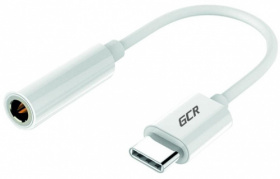 GCR Переходник USB Type C > 3.5mm mini jack, гибкий, белый, GCR-UC2AUXF Greenconnect. GCR Переходник USB Type C > 3.5mm mini jack, гибкий, белый, GCR-UC2AUXF GCR-52331