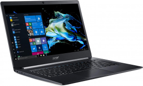 Ноутбук Acer. Acer TravelMate X5 TMX514-51-50BN  14"(1920x1080 (матовый) IPS)/Intel Core i5 8265U(1.6Ghz)/8192Mb/256SSDGb/noDVD/Int:Intel HD/Cam/BT/WiFi/war 3y/0.98kg/Black/W10Pro