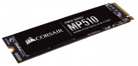 Твердотельный накопитель Corsair. CORSAIR Force MP510 SSD 240GB, 3D TLC, M.2 (2280), PCIe Gen 3x4, NVMe, R3100/W1050, TBW 400