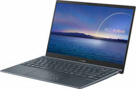 Ноутбук ASUS. ASUS UX325EA-AH045 +bag+cable 13.3"(1920x1080 (матовый) IPS)/Intel Core i7 1165G7(2.8Ghz)/16384Mb/512PCISSDGb/noDVD/Int:Intel Iris Xe Graphics/Cam/BT/WiFi/war 1y/1.07kg/Pine Grey/DOS + Support NumberPad /