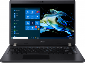 Ноутбук Acer. Acer TravelMate P2 TMP214-52-581J 14"(1920x1080 (матовый) IPS)/Intel Core i5 10210U(1.6Ghz)/8192Mb/512SSDGb/noDVD/Int:Intel HD/Cam/BT/WiFi/war 3y/1.6kg/Black/W10Pro + Fingerprint reader