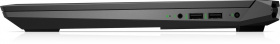 Ноутбук HP. HP Pavilion Gaming 15-dk1064ur 15.6"(1920x1080 IPS 144Hz)/Intel Core i5 10300H(2.9Ghz)/16384Mb/512PCISSDGb/noDVD/Ext:Nvidia GeForce RTX 2060 with Max-Q  (6144Mb)/Cam/WiFi/52WHr/war 1y/ShadowBlack w/ Acid green pattern  /W10