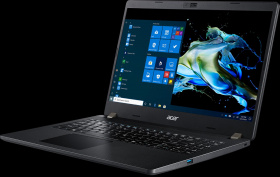 Ноутбук Acer. Acer TravelMate P2 TMP215-52-52HL  15.6"(1920x1080 (матовый) IPS)/Intel Core i5 10210U(1.6Ghz)/8192Mb/1000Gb/noDVD/Int:Intel HD/Cam/BT/WiFi/war 3y/1.8kg/Black/W10Pro + Fingerprint reader