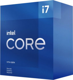 Боксовый процессор Intel. CPU Intel Socket 1200 Core I7-11700F (2.50GHz/16Mb) BOX (without graphics) BX8070811700FSRKNR