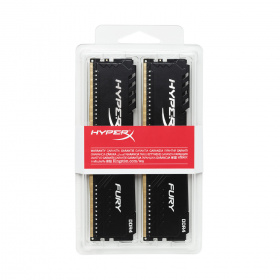 Память оперативная Kingston. Kingston 32GB 3733MHz DDR4 CL19 DIMM (Kit of 2) HyperX FURY Black