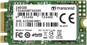 Твердотельный накопитель Transcend. Transcend 240GB, M.2 2242 SSD, SATA3, 3D TLC TS240GMTS420S
