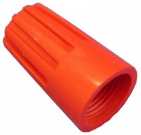 Соединительный изолирующий зажим 2,5-5,5 кв.мм оранжевый (упак.100 шт.)