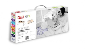 Подставка для ноутбука STM. STM Laptop Table NT1 Wood/White(520X292 mm, MDF, Al)