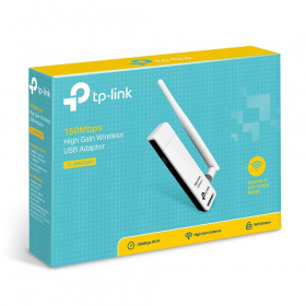 Адаптер Wi-Fi TP-Link. 150Mbps High Gain Wireless N USB Adapter with Cradle, Atheros, 1T1R, 2.4GHz, 802.11n/g/b, 1 detachable antenna