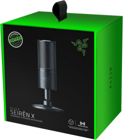 Микрофон Razer Seiren X. Razer Seiren X - Desktop Cardioid Condenser Microphone - FRML Packaging