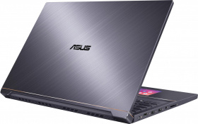 Ноутбук ASUS. ASUS ProArt W730G5T-H8099TS Q1 17"(1920x1200 (матовый) IPS)/Intel Core i7 9750H(2.6Ghz)/32768Mb/2048PCISSDGb/noDVD/Ext:nVidia Quadro RTX5000(16384Mb)/Cam/BT/WiFi/war 1y/2.5kg/Star Grey/W10 + ScreenPad