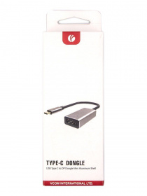 Aдаптер USB 3.1 Type-Cm --> DP(f) 4K@60Hz, Aluminum Shell, VCOM<CU422MB>