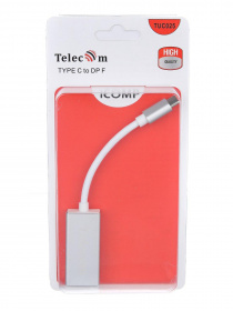 Кабель-адаптер USB3.1 Type-Cm --> DP (f) 4K@30Hz,Telecom<TUC025> VCOM. Кабель-адаптер USB3.1 Type-Cm --> DP (f) 4K@30Hz,Telecom<TUC025>