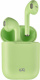 Наушники GAL. Наушники беспроводные GAL TW-3500, цвет зеленый матовый
