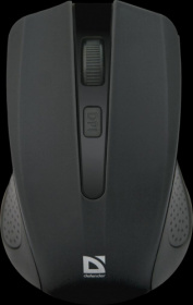 Defender Беспроводная оптическая мышь Accura MM-935 черный,4 кнопки,800-1600 dpi 52935