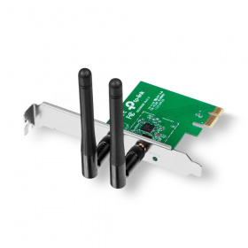 Адаптер Wi-Fi TP-Link. 300Mbps Wireless N PCI Express Adapter, Atheros, 2T2R, 2.4GHz, 802.11n/g/b, 2 detachable antennas