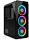 корпус для ПК без БП Hiper. CASE HIPER HG-C106RGB COEUS (ATX, SPCC0.5, USB 3.0+USB2.0, Front 3x120mm RGB Fan, Black) HG-C106RGB